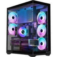 caja pc full tower modecom space xl argb 5f vidrio templado