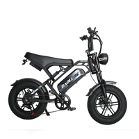 bicicleta electrica baolujie f2 48 v 13 ah neumaticos anchos 1640 7 velocidades negro
