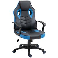 vinsetto silla gaming silla de oficina giratoria con ruedas en piel sintetica   aosom espana