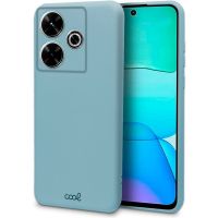 cool funda de silicona cover celeste para xiaomi redmi 13  poco m6