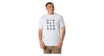 Camiseta para hombre helly hansen skog recycled graphic violet