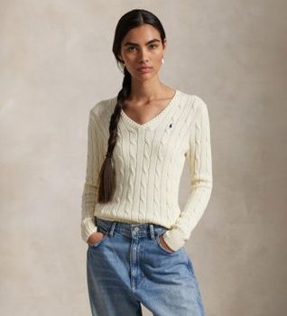 Polo Ralph Lauren para mujer. 211971870011 Jersey Kimblery beige (XS), Casual, Algodón