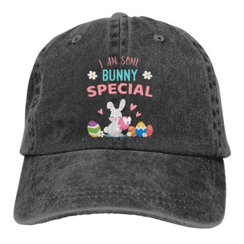 Qili Special Girl Pascua Moda Ligero Ajustable Hombres y Mujeres Adultos Gorra de Béisbol Negro, Negro, Talla Única, Negro , Talla única