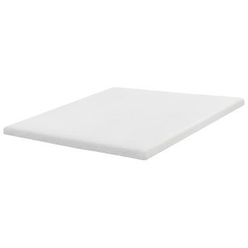 Cubrecolchón De Espuma De Látex 180 X 200 Cm Blanco Gracious