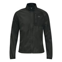 newline performance chaqueta para correr hombres-negro