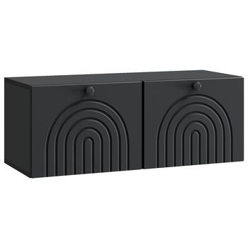 Mueble Para Tv De Pared Negro 78,5 X 31 X 30 Cm Vidaxl