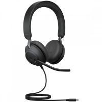 jabra evolve2 40 ms auriculares usb-c negros