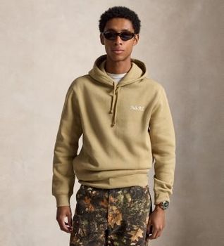 Polo Ralph Lauren para hombre. 710B28794001 Sudadera de felpa con Polo Bear verde (M), Casual, Algodón, Manga larga