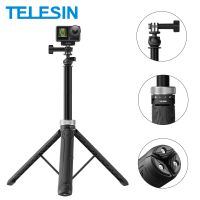 telesin 360    palo de selfie con rotacion de 15 m tripode plegable para gopro hero 13 12 11 10 9 8 7 6 5 insta360 dji osmo action