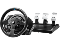 volante - thrustmaster t300 rs gt edition ps5 ps4 y pc force feedback de 1080 motor sin escobillas sistema correa doble 3 pedales t3p