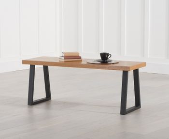 Urban Ash and Veneer Industrial Bench