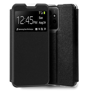 Cool Funda Flip Cover Liso Negra para Xiaomi Redmi Note 12
