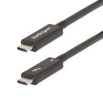 StarTech.com Cable de 2m Thunderbolt 4 Activo - 40Gbps - PD de 100W - VÃdeo 4K/8K - Cable Thunderbolt - Compatible con USB4/Modo Alt DP - Thunderbolt 3 - USB 3.2 Tipo C