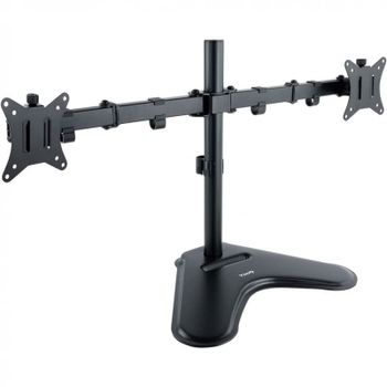 TooQ Soporte Doble Brazo Inclinable Giratorio para Monitor 17