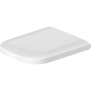 Asiento De Inodoro Duravit Happy D.2 Con Softclose, Bisagras Acero Inoxidable, Blanco, 0064590000