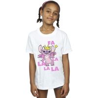 disney camiseta angel fa la la para nina
