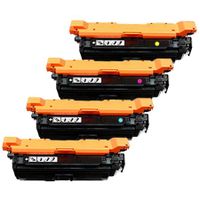 compatible multipack hp 652a653a full set toner cartridges 4 pack
