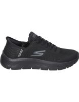 zapatillas para mujer skechers go walk flex grand entry 124836-bbk negro 37
