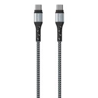 cable usb-c generique c521cksl 2 m nylon trenzado negroplata