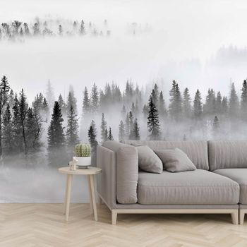 Papel pintado panorámico bosque en la niebla 364x270cm