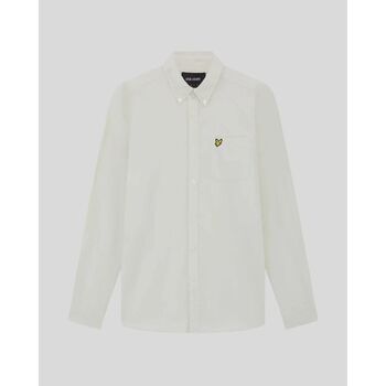 Lyle & Scott Camisa manga larga LW2112V PLAIN OXFORD-W870 COVE para hombre