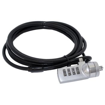 Cable antirrobo para portátiles Approx con bloqueo numérico de 4 dígitos
