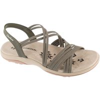 skechers sandalias reggae slim - turn it up para mujer
