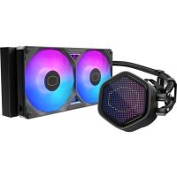 refrigeracion liquida cooler master socket lga1700am5 240mm masterliquid atmos ii 240 led rgb