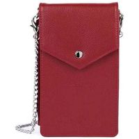 lancaster bolso bolso de mano para smartphone con solapa y boton a presion para mujer