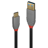 1m usb 32 type a to c cable 5a pd anthra line