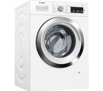 Bosch Serie 8 WAW325H0GB Smart 9 kg 1600 Spin Washing Machine - White, White