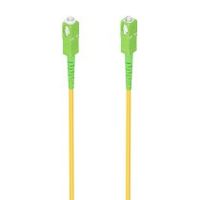 aisens cable fibra aptica latiguillo g657a2 30 9125 smf simplex cpr dca lszh scapc-scapc amarillo 10m