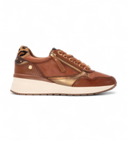 carmela para mujer 16244202-camel zapatillas de piel 162442 marron 39 3 a 5cm cremallera casual