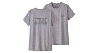 camiseta patagonia w s cap cool daily graphic gris