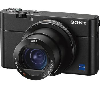 SONY Cyber-shot DSC-RX100 V High Performance Compact Camera - Black, Black