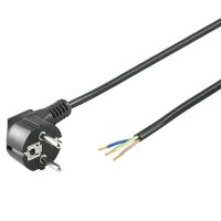 goobay cable de alimentacion electrico cee7 macho a bornes 5m negro