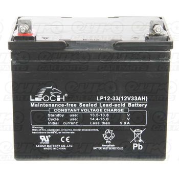 VRLA Sealed Battery - 12V 33Ah