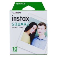 fujifilm instax square pack 10 peliculas instantaneas borde blanco para instax square sq10