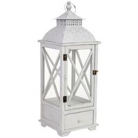 farol de madera 25x25x71h cm