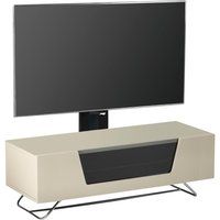 chromium 2 cantilever cro2-1200bkt-iv 1200 mm tv stand with bracket - ivory ivory