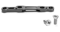adaptador de titanio para pinza de freno delantero shimano flat mount 140 160 mm absoluteblack negro