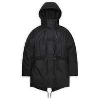 rains abrigo string w parka para mujer