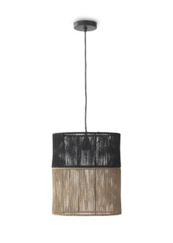 Lámpara de techo yute natural 30 cm diámetro