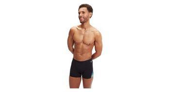Banador speedo allover digital negro   azul