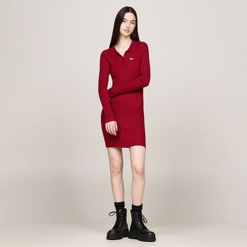 Tommy Jeans Vestido Rojo DW0DW18734-XIT