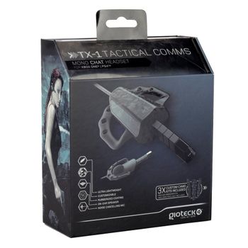 Gioteck TX-1 Auriculares Alámbrico gancho de oreja Juego Negro