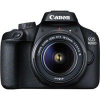 canon eos 4000d dslr camera with ef-s 18-55 mm f35-56 iii lens