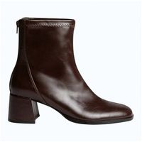 corina zapatos de tacon botin retro tacon cremallera para mujer