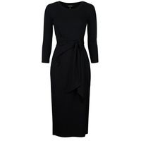 lauren ralph lauren vestido largo imalah long sleeve day dress para mujer