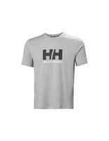 camiseta helly hansen hh logo t-shirt 30 hombre gris